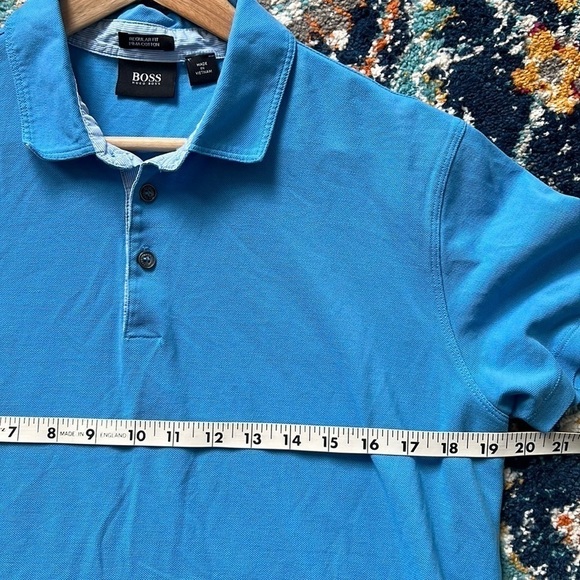 HUGO BOSS PREMIUM PIMA COTTON MENS POLO - SMALL - Picture 6 of 7